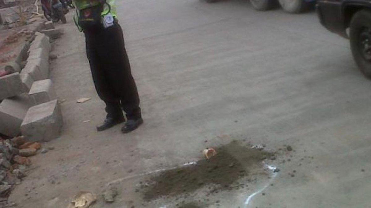 Niat atraksi pengendara sepeda motor di Bantul malah tabrak pemotor lain.