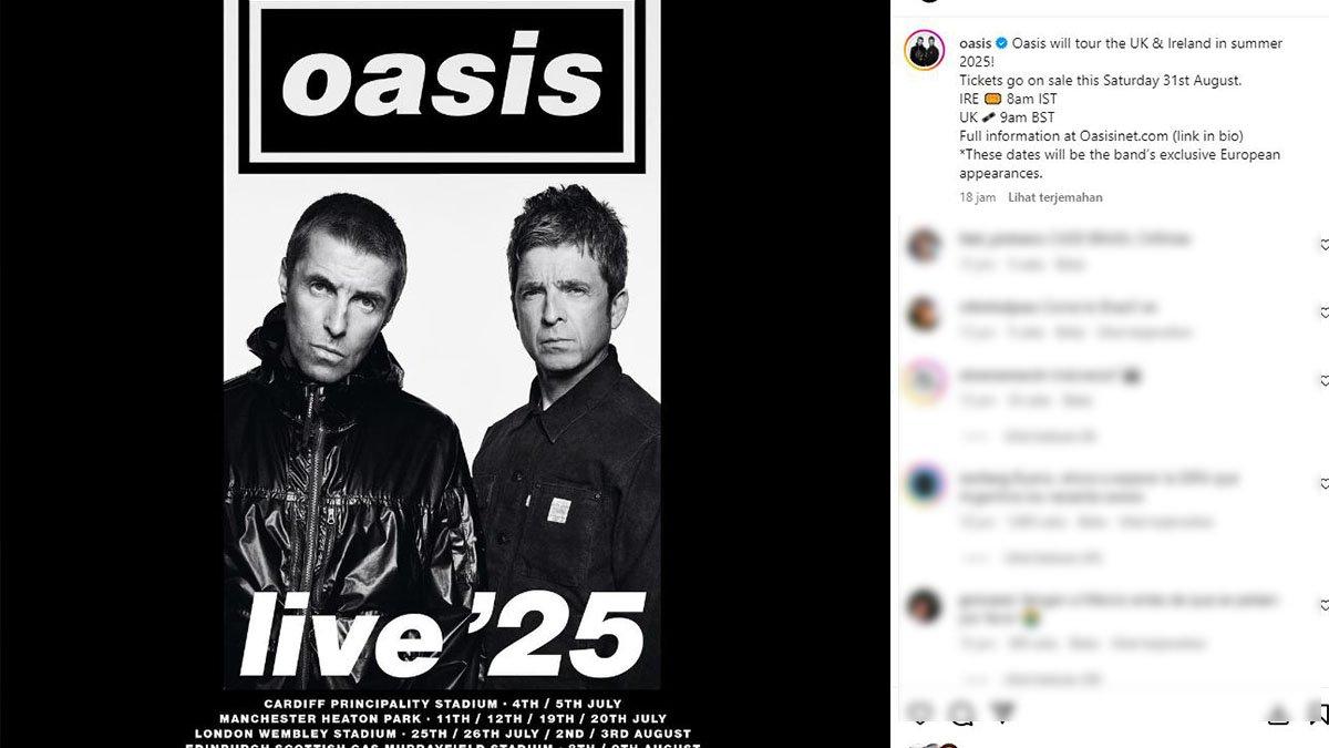 Poster terbaru Oasis