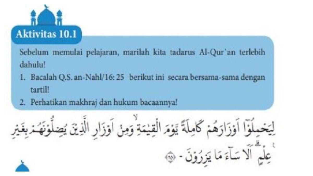 ILUSTRASI KUNCI JAWABAN: PAI Kelas 10 Halaman 265 Kurikulum Merdeka