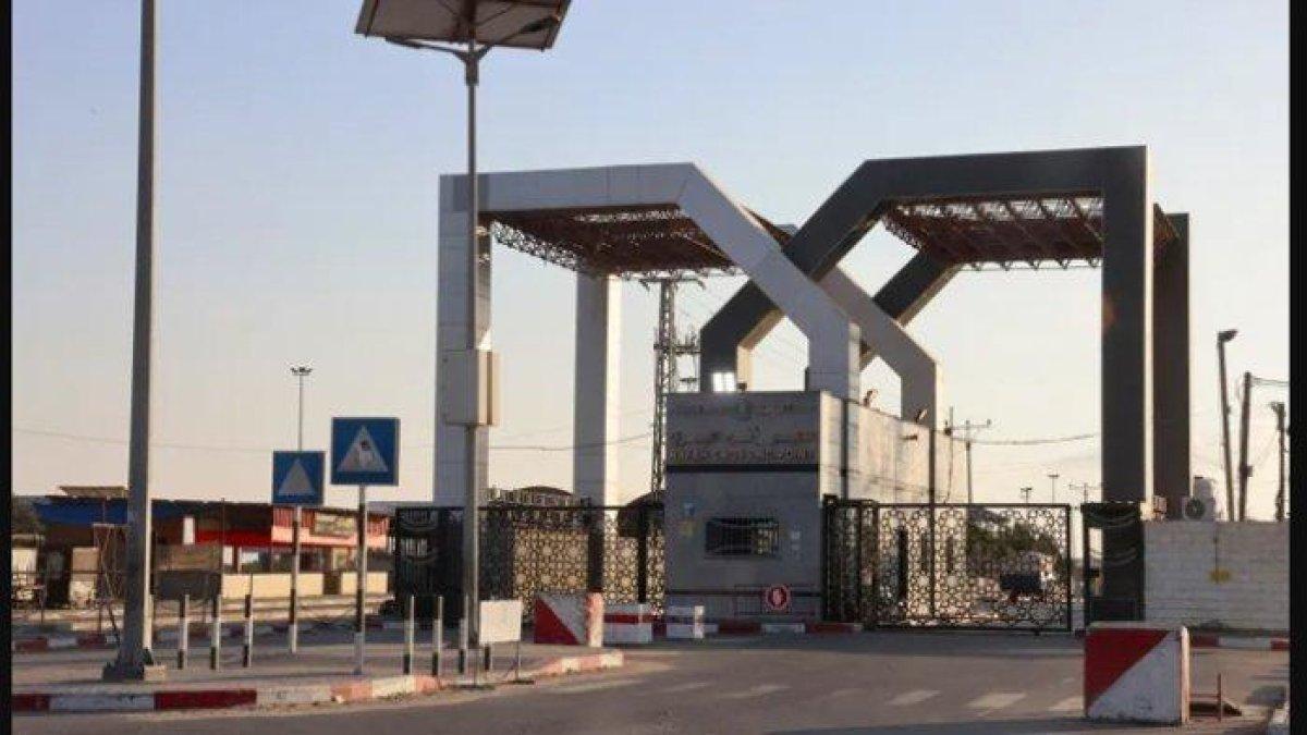 PERBATASAN - Foto gerbang perbatasan dan penyeberangan Rafah ya