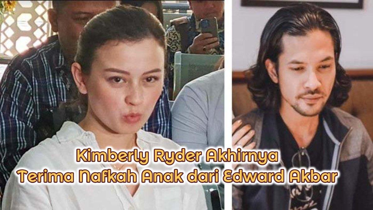 PERCERAIAN ARTIS - Edward Akbar (kanan) dan Kimberly Ryder (kiri) sudah cerai. Kini Edward Akbar beri nafkah anak ke mantan istri.