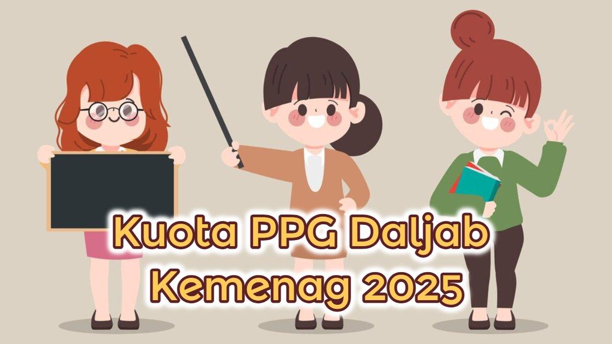 PPG KEMENAG - Kuota PPG Daljab Kemenag 2025, simak rinciannya.