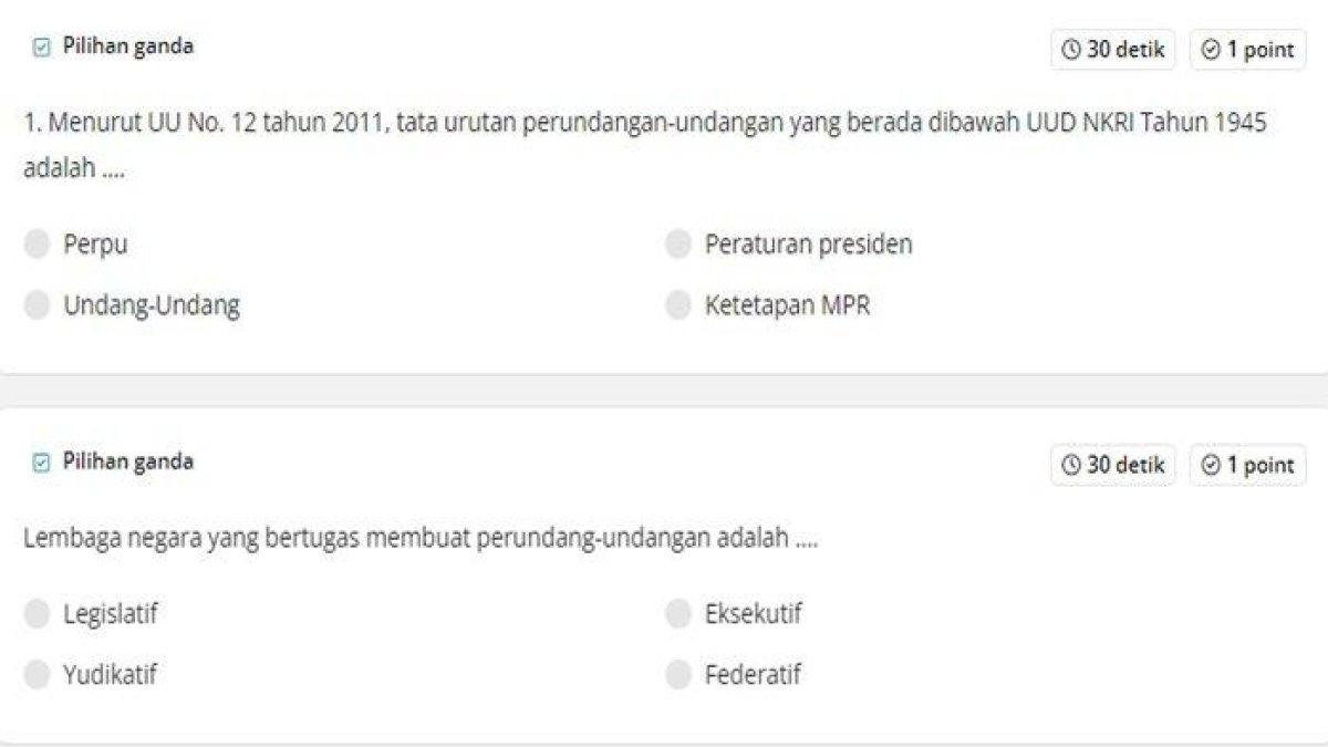 PPKN kelas 8 SMP/MTs materi Peraturan di Negaraku