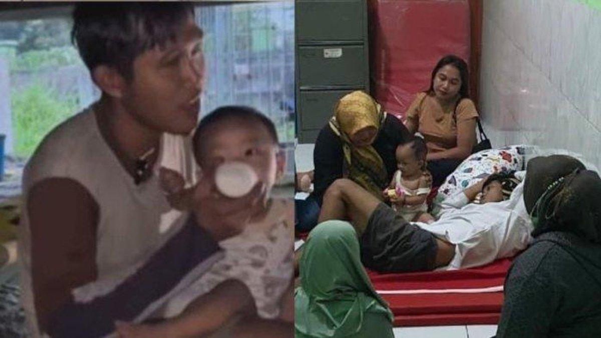PROFIL AKHMAD YUSUF - Akhmad Yusuf Afandi (32) viral gegara tinggal di kolong jembatan frontage Gedangan, Sidoarjo, bersama anaknya, Zafa (11 bulan).