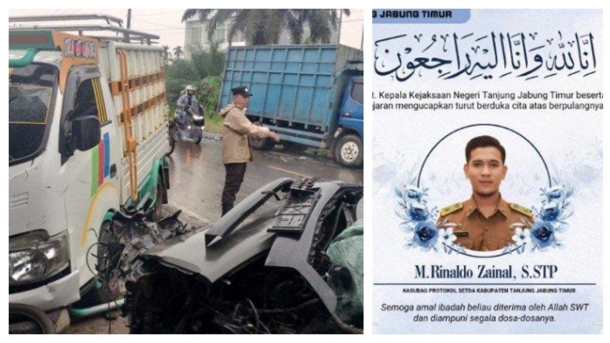 PROFIL RINALDO ZAINAL - M Rinaldo Zainal, ASN sekaligus menantu eks Bupati Beltim (Belitung Timur) yang tewas kecelakaan di Muaro Jambi, Jambi.