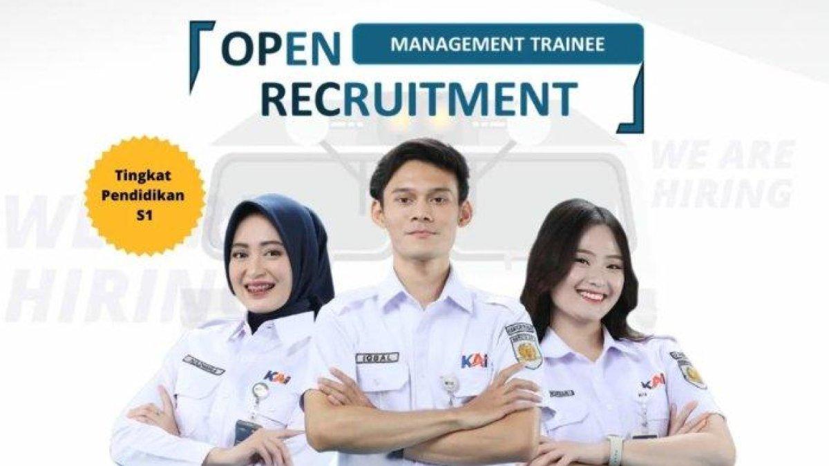 PT KAI Membuka Lowongan Kerja Posisi Management Trainee.