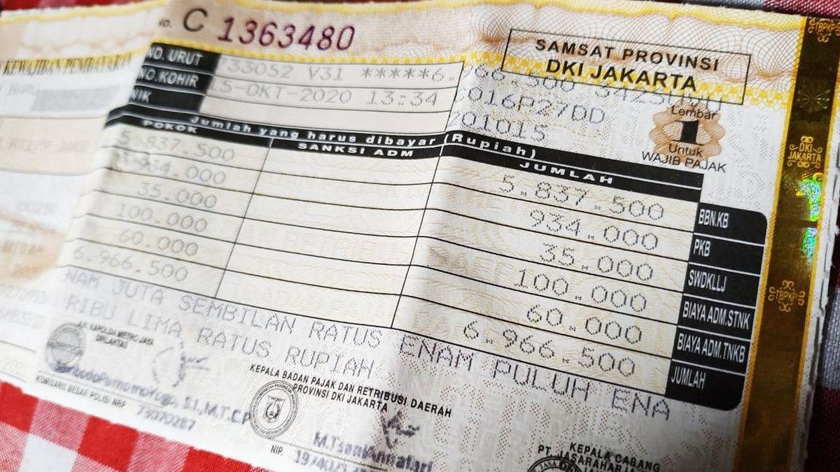 Pajak STNK Honda CBR250RR SP QS, bayar pajak motor, syarat bayar pajak motor, pembayaran pajak motor.