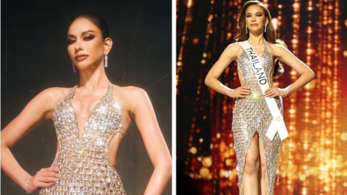 Pakaian unik Miss Thailand dari tab kaleng