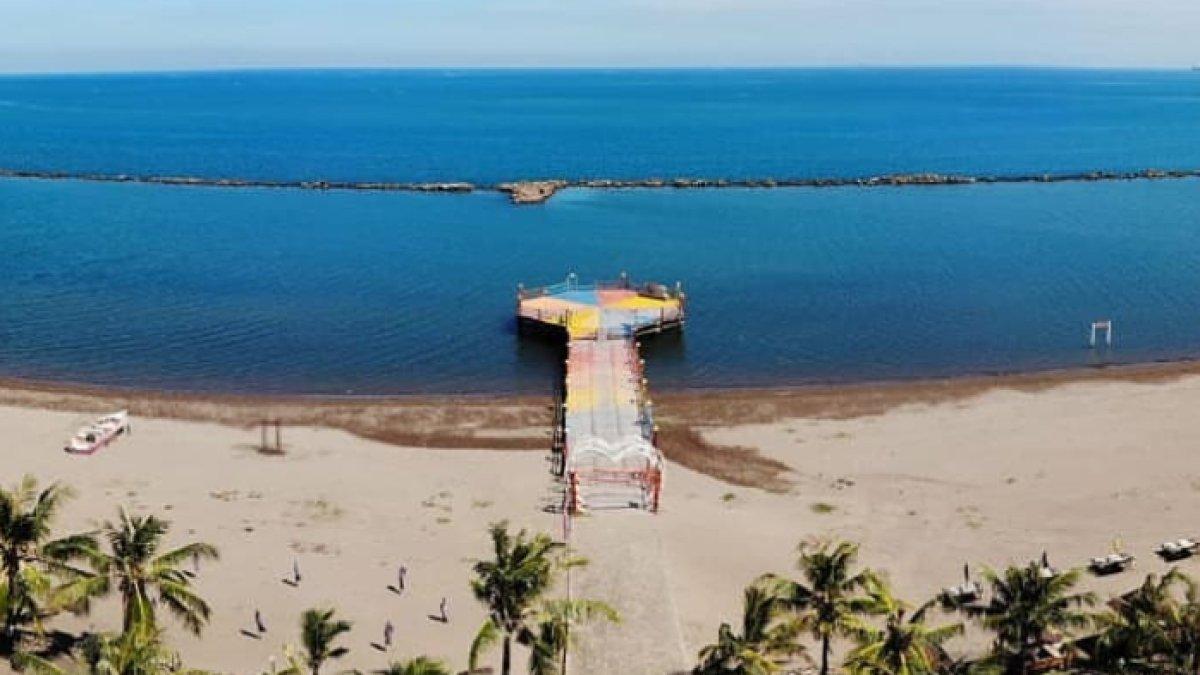 WISATA AIR - Potret Pantai Akkarena diambil dari Instagram pada Sabtu (15/3/2025). Pantai Akkarena berada di Makassar, Sulawesi Selatan.