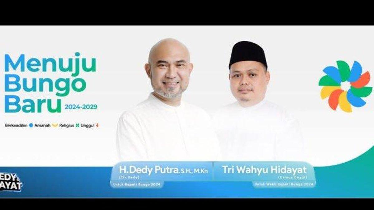 100 HARI KERJA - Pasangan Dedy Putra-Tri Wahyu Hidayat resmi dilantik Bupati dan Wakil Bupati Bungo, Provinsi Jambi periode 2025-2030.