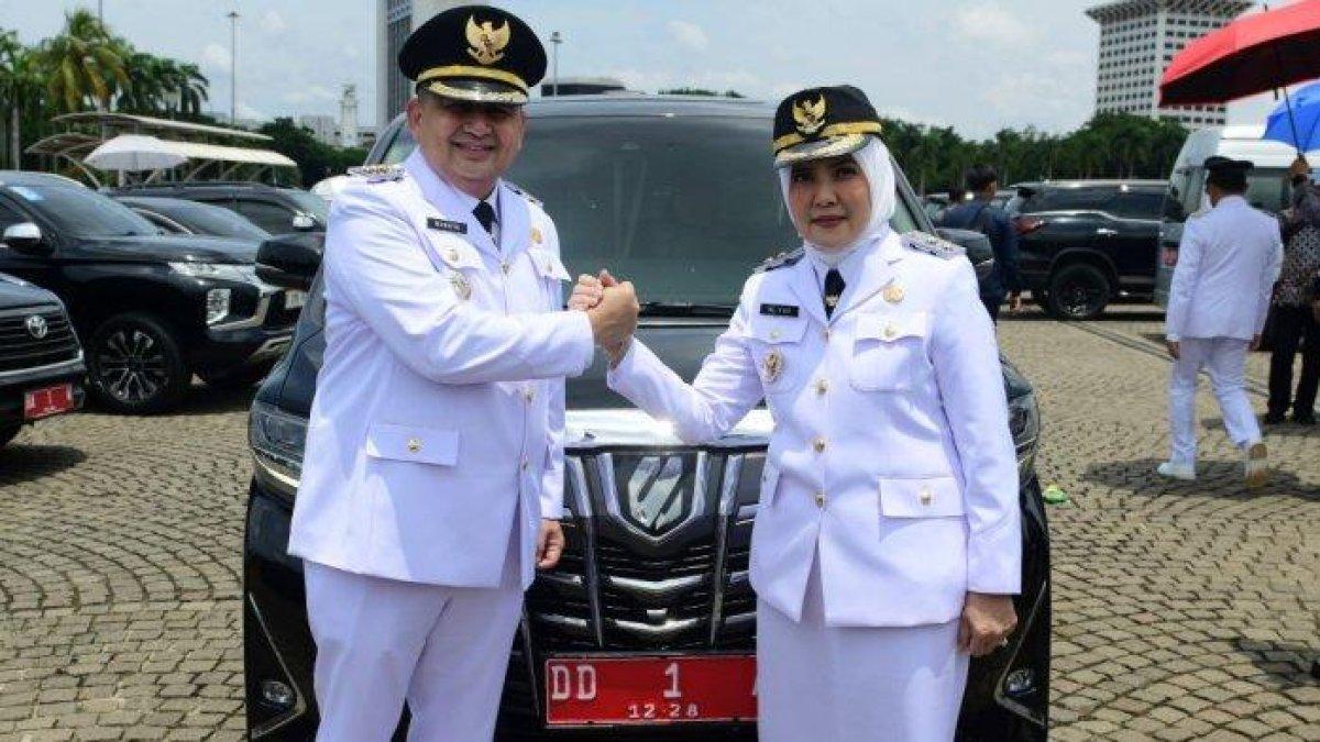 100 HARI KERJA - Pasangan Munafri Arifuddin-Aliyah Mustika Ilham (MULIA) usai resmi dilantik sebagai Wali Kota dan Wakil Wali Kota Makassar periode 2025-2030. Mereka dilantik langsung oleh Presiden RI Prabowo Subianto di Istana Kepresidenan, Jakarta Pusat, Kamis (20/2/2025). Terbaru Munafri bicara program selama 100 hari kerja.