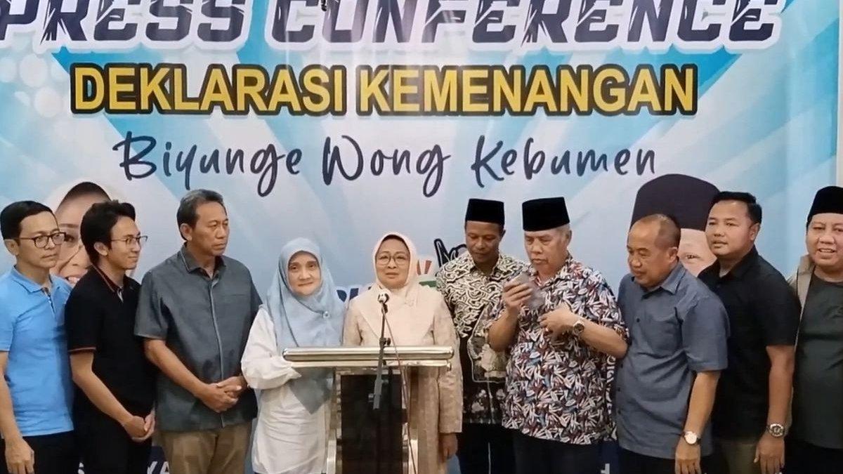 Pasangan calon Bupati dan Wakil Bupati Kebumen nomor urut 01 Lilis Nuryani dan Zaeni Miftah berhasil unggul di Pilkada 2024 versi hitung cepat versi tim pemenangannya.
