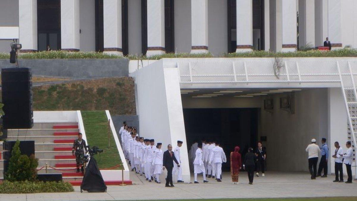 Paskibraka yang akan bertugas pada upacara kemerdekaan HUT RI ke-79