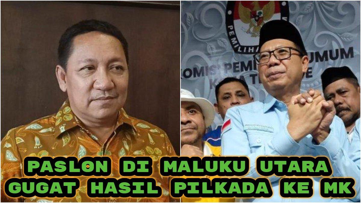 Berikut daftar pasangan calon (paslon) di Maluku Utara yang gugat hasil Pilkada ke Mahkamah Konstitusi (MK), ada Aliong Mus - Sahril Thahir di provinsi dan Syahril Abdurrajak - Makmur Gamgulu di Kota Ternate.