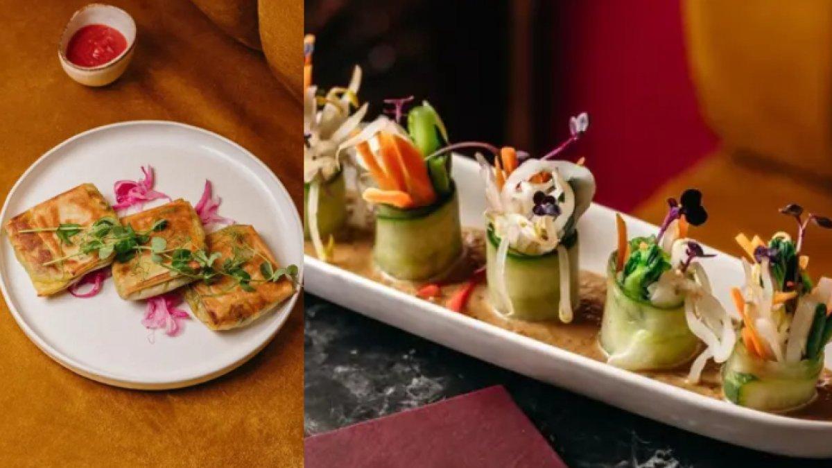 Pecel dan martabak yang dijual di restoran milik Raffi Ahmad di Paris, 'Le Nusa'