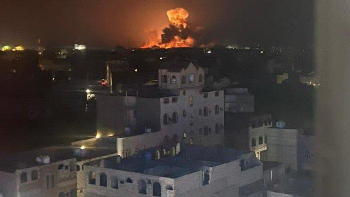 Pemandangan di Kota Alhudaida, Yaman. Amerika Serikat (AS) dan Inggris menyerang Yaman, Rusia pun memberikan kritik tajam, menurutnya serangan itu malah memperburuk situasi.