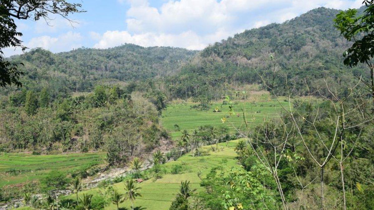 PESONA WISATA JOGJA - Pemandangan di Puncak Kleco, Kulon Progo.