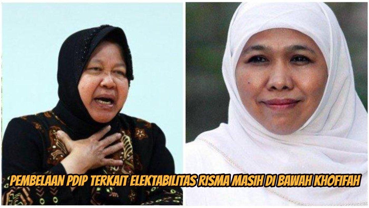 Pembelaan PDIP terkait elektabilitas Risma masih di bawah Khofifah