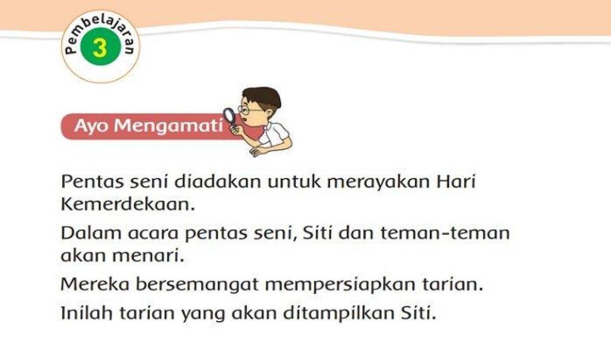 Pembelajaran 3 subtema 2 tema 1 kelas 2 SD/MI