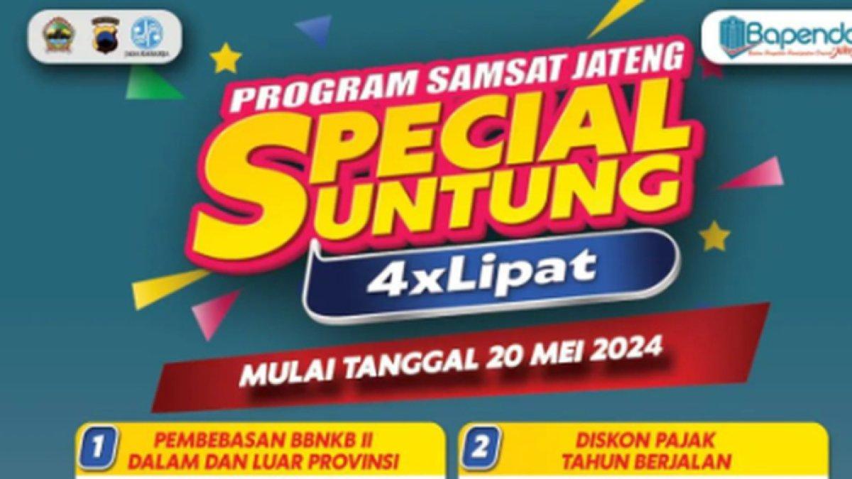 Pemutihan pajak kendaraan bermotor Jawa Tengah 2024.
