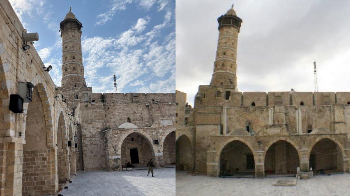 Penampakan masjid tertua di Gaza, Masjid Omar sebelum dihancurkan Israel