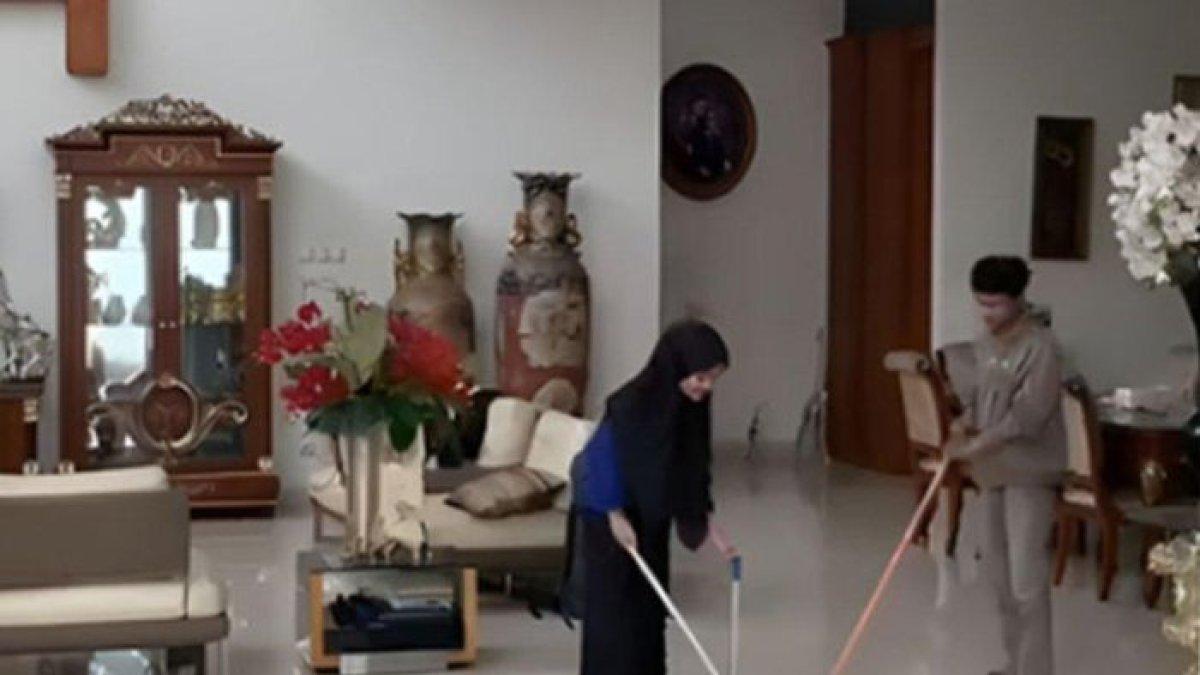 Penampakan rumah mewah yang dijadikan posko mahasiswa KKN