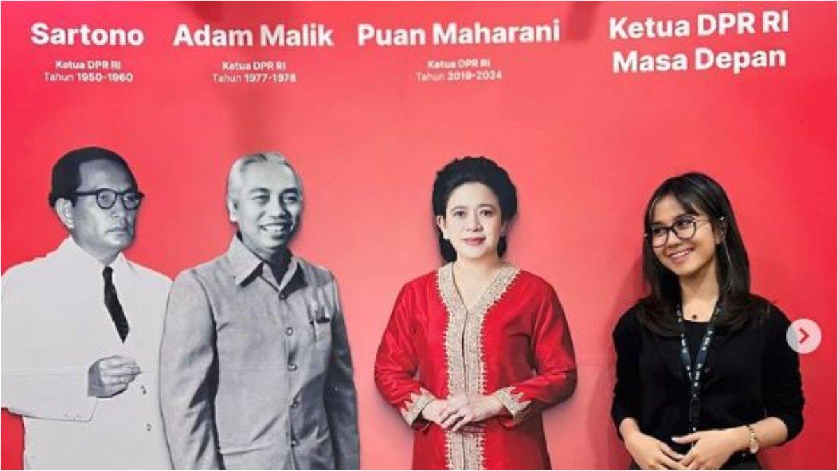 Penampilan Mayang magang di DPR RI. fv