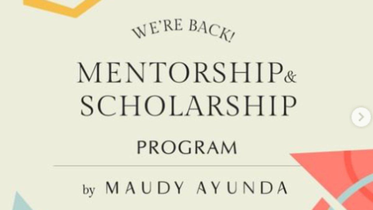 Pendaftaran Mentorship & Scholarship Program by Maudy Ayunda ini dibuka dari tanggal 15 Agustus 2023 sampai tanggal 15 September 2023 mendatang.