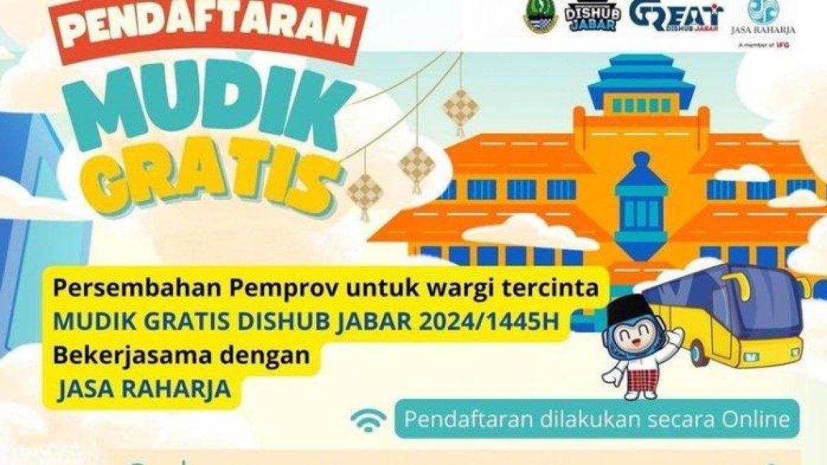 Pendaftaran mudik gratis bareng Jasa Raharja 2024
