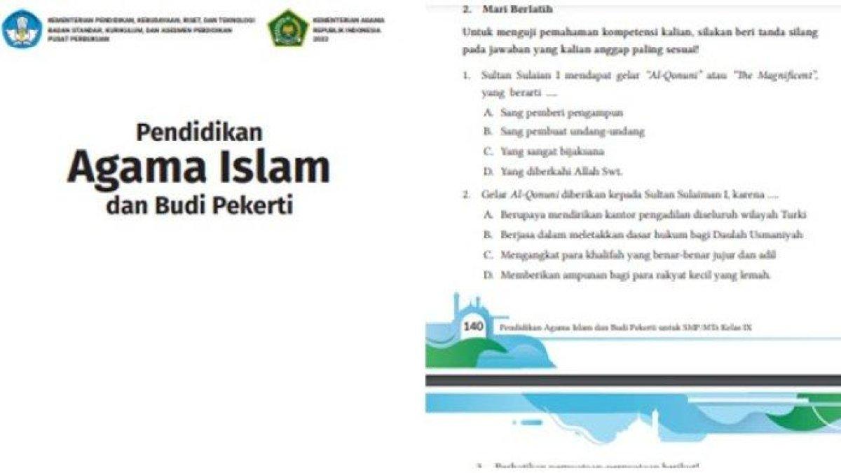 Pendidikan Agama Islam kurikulum merdeka halaman 140-143 Kelas IX SMP/MTS dalam Bab V
