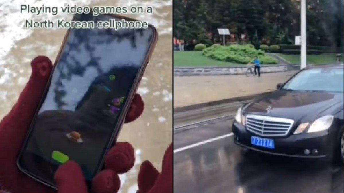 Salah satu postingan menunjukkan seorang penduduk lokal sedang bermain game di ponsel pintar, meskipun akses internet hanya dapat diakses