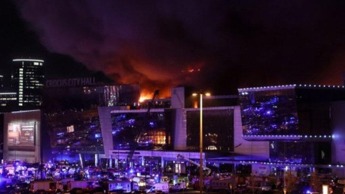 Penembakan massal di konser musik rock di Moskow Rusia