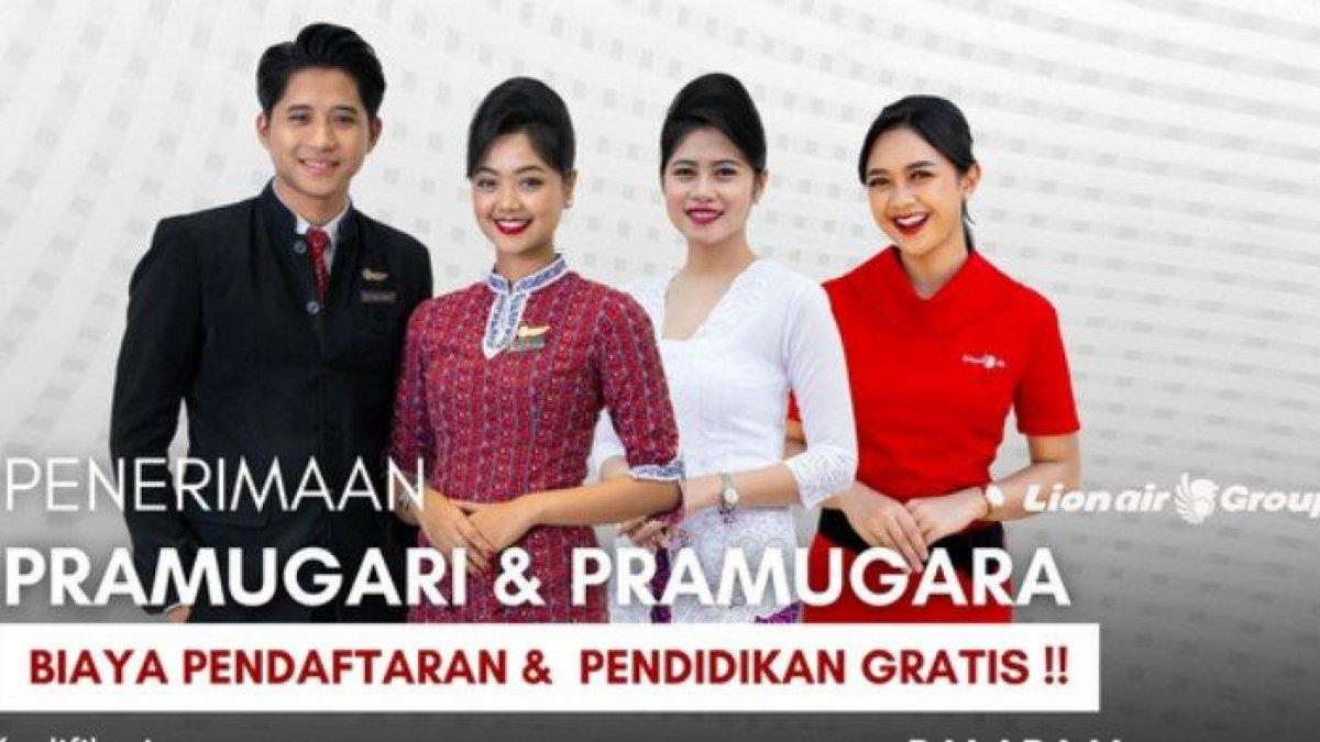 Penerimaan Pramugara dan Pramugari Lion Group Periode Mei 2024.