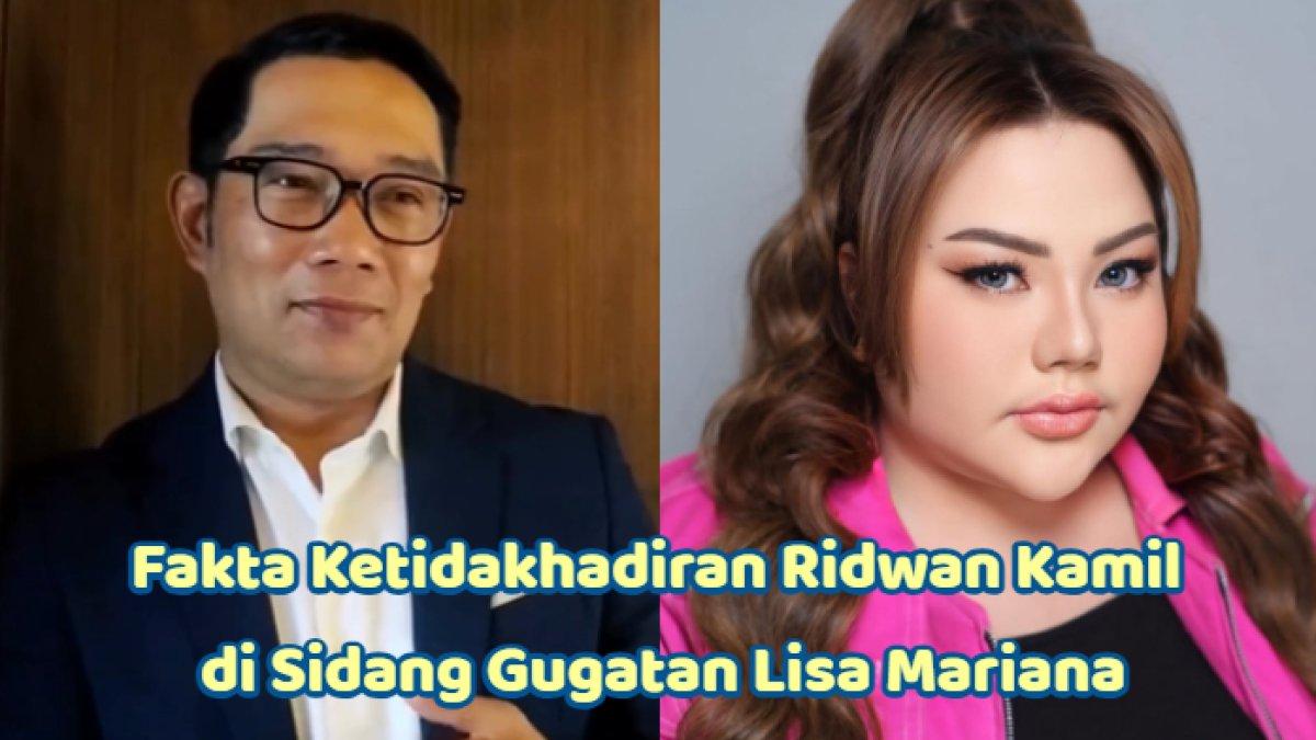 SIDANG GUGATAN LISA - Ridwan Kamil tidak hadir dalam sidang gugatan perdata Lisa Mariana pada Senin (19/5/2025). Pengacara Ridwan Kamil menilai ketidakhadiran kliennya hal lumrah.