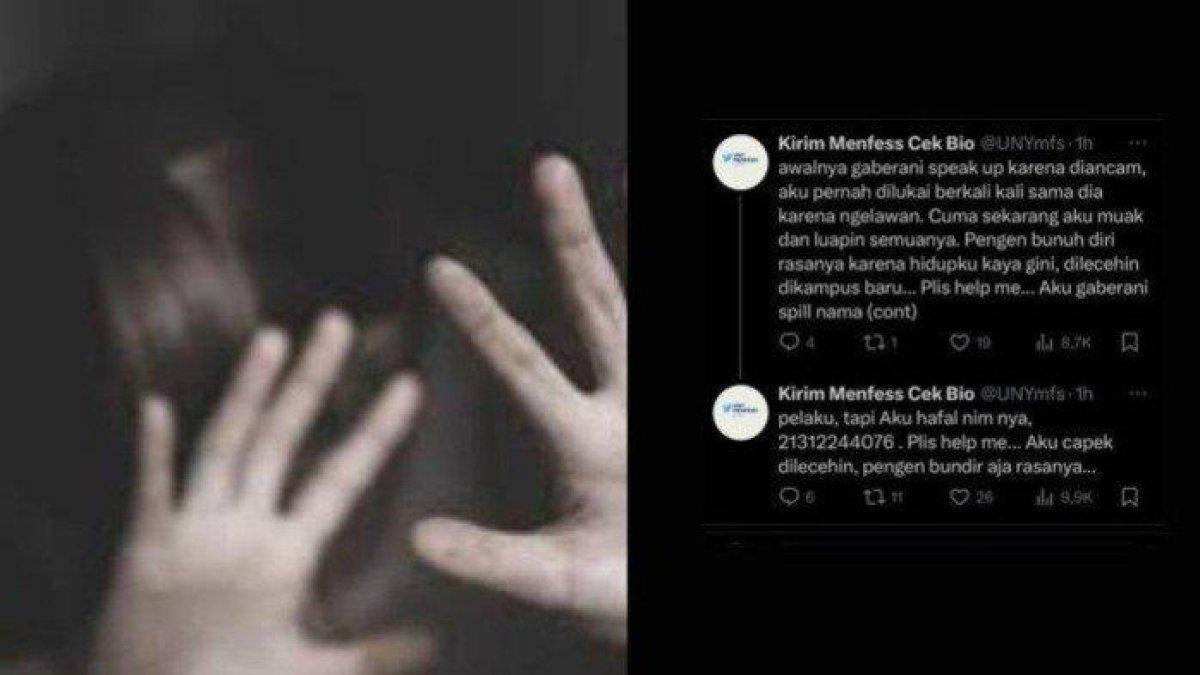 Pengakuan maba UNY yang dilecehkan anggota BEM viral di media sosial
