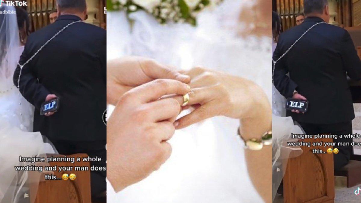 Pengantin pria beri kode 'help me' di momen sakral pernikahannya, ternyata ini maksud tersembunyinya
