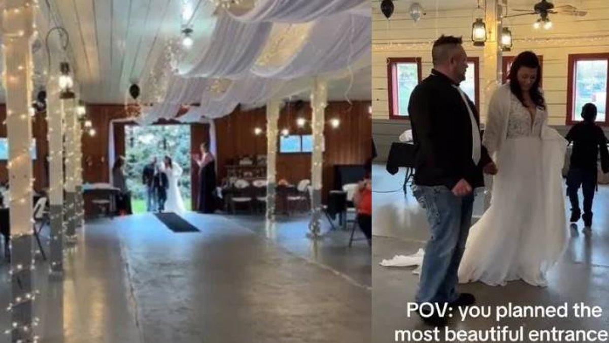 Pengantin yang syok karena tidak ada seorang pun yang datang ke pernikahan