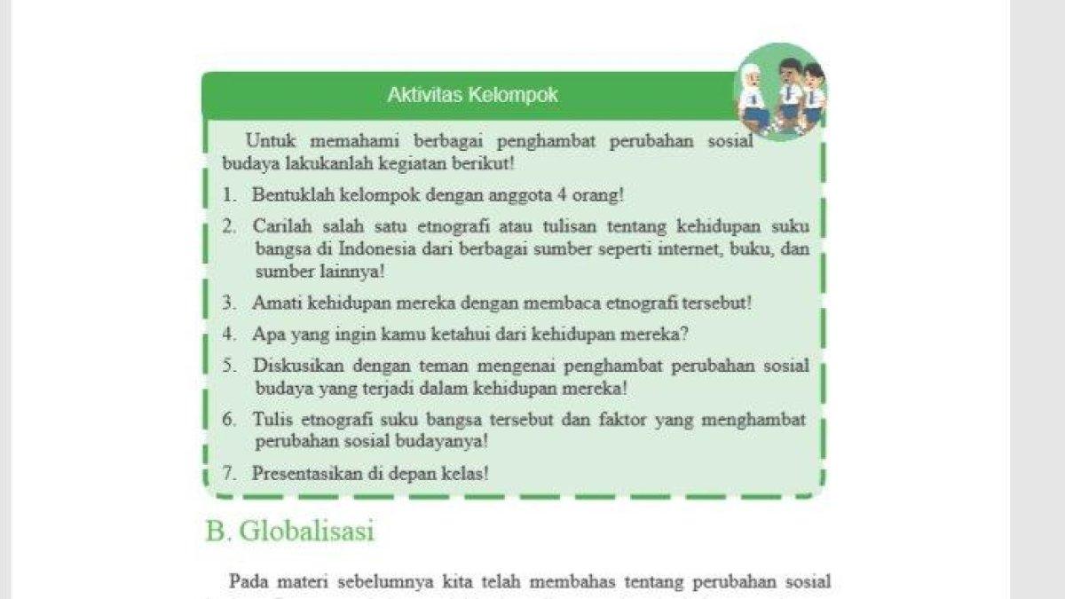 Penghambat perubahan sosial (Buku IPS)