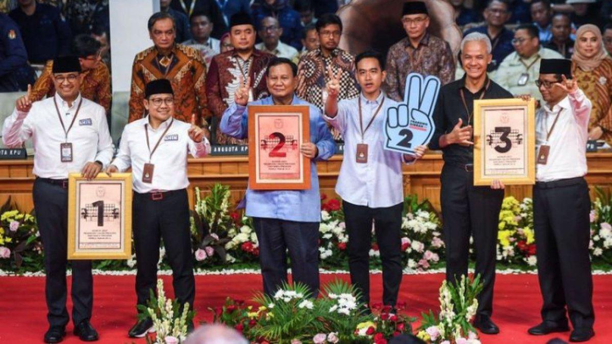 Pengundian nomor urut di KPU