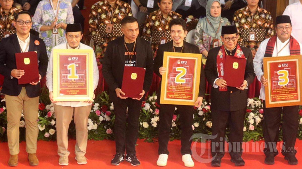 Nomor urut di Pilkada Jakarta 2024