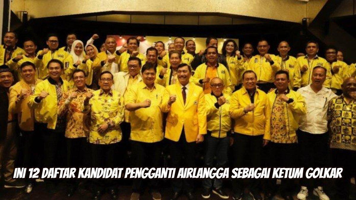 Pengurus partai Golkar. Rapat pleno Golkar digelar dengan musyawarah mufakat untuk menindaklanjuti pengunduran diri Airlangga.
