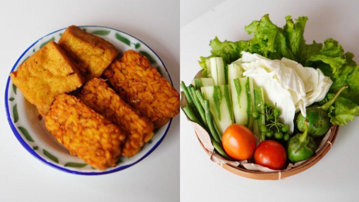 REKOMENDASI RUMAH MAKAN: Penyetan makin lengkap dengan tempe tahu goreng dan lalapan segar!