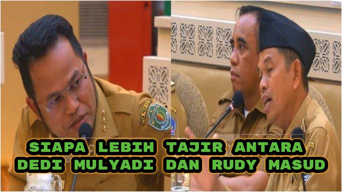 PERBANDINGAN HARTA GUBERNUR - Perbandingan harta kekayaan Gubernur Jabar Dedi Mulyadi dengan Gubernur Kaltim Rudy Masud.