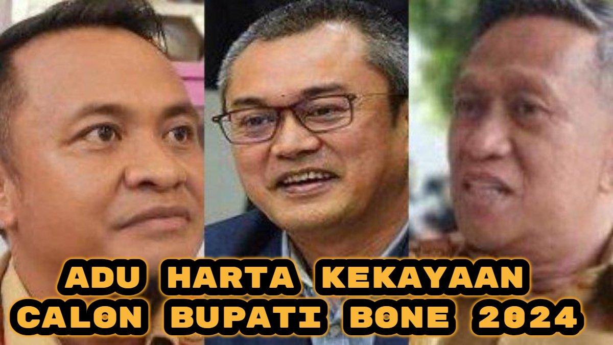 Berikut perbandingan harta kekayaan calon Bupati Bone, Sulawesi Selatan (Sulsel) 2024: Andi Asma vs Andi Rio vs Andi Islamuddin, Siapa Terkaya?
