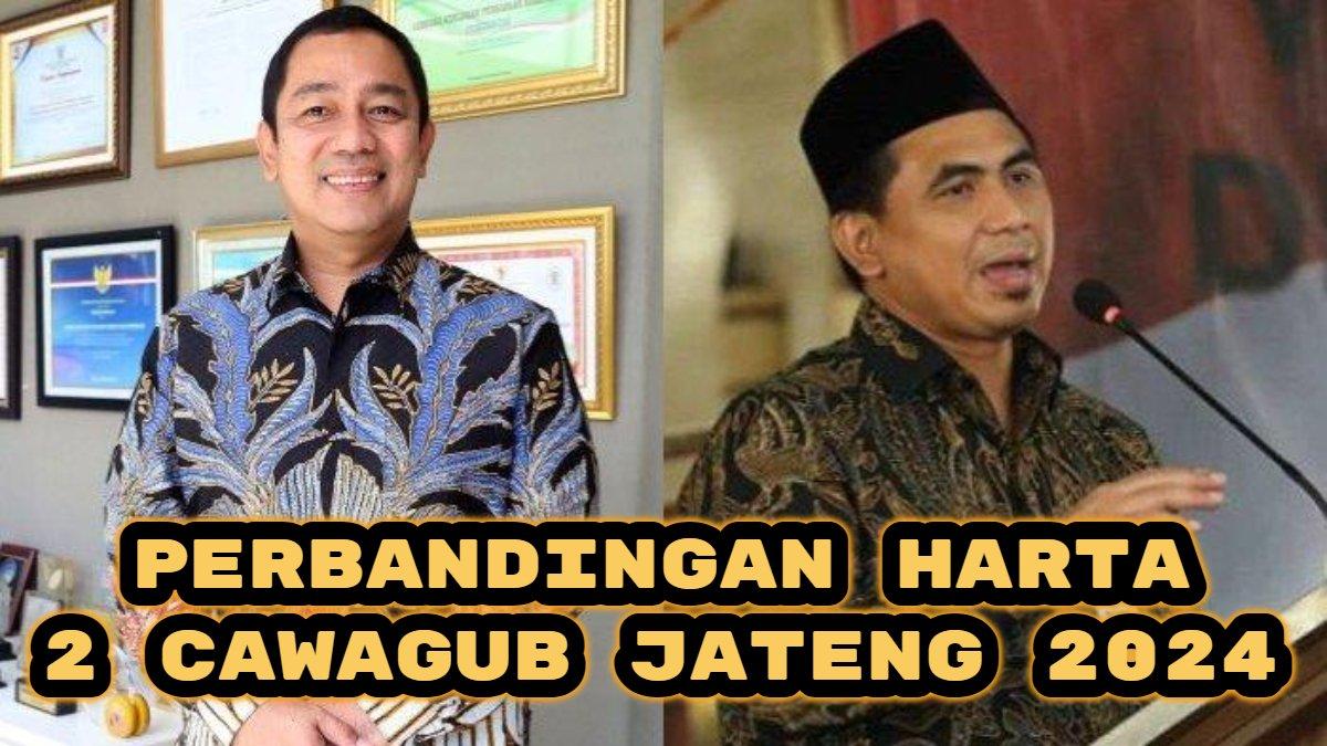 Berikut perbandingan harta kekayaan calon Gubernur di Pilkada Jawa Tengah (Jateng) 2024. Hendrar Prihadi vs Taj Yasin, siapa terkaya?