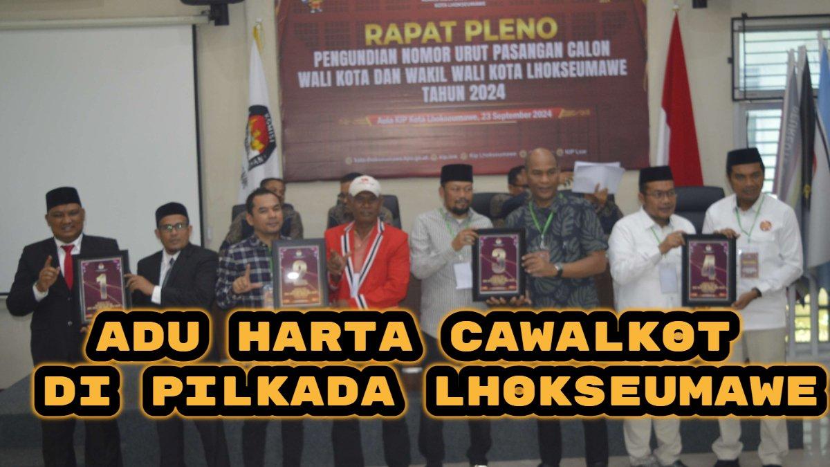 Berikut perbandingan harta kekayaan empat calon wali kota di Pilkada Lhokseumawe 2024: Azhari vs Sayuti vs Ismail vs Fathani, siapa terkaya?
