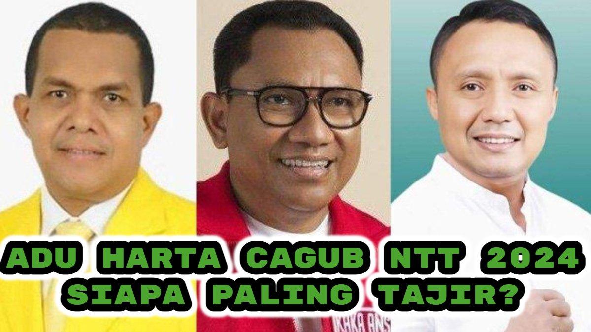 Berikut perbandingan kekayaan calon gubernur NTT 2024. Emanuel Melkiades Laka Lena vs Simon Petrus Kamlasi vs Yohanis Fransiskus Lema, siapa terkaya?