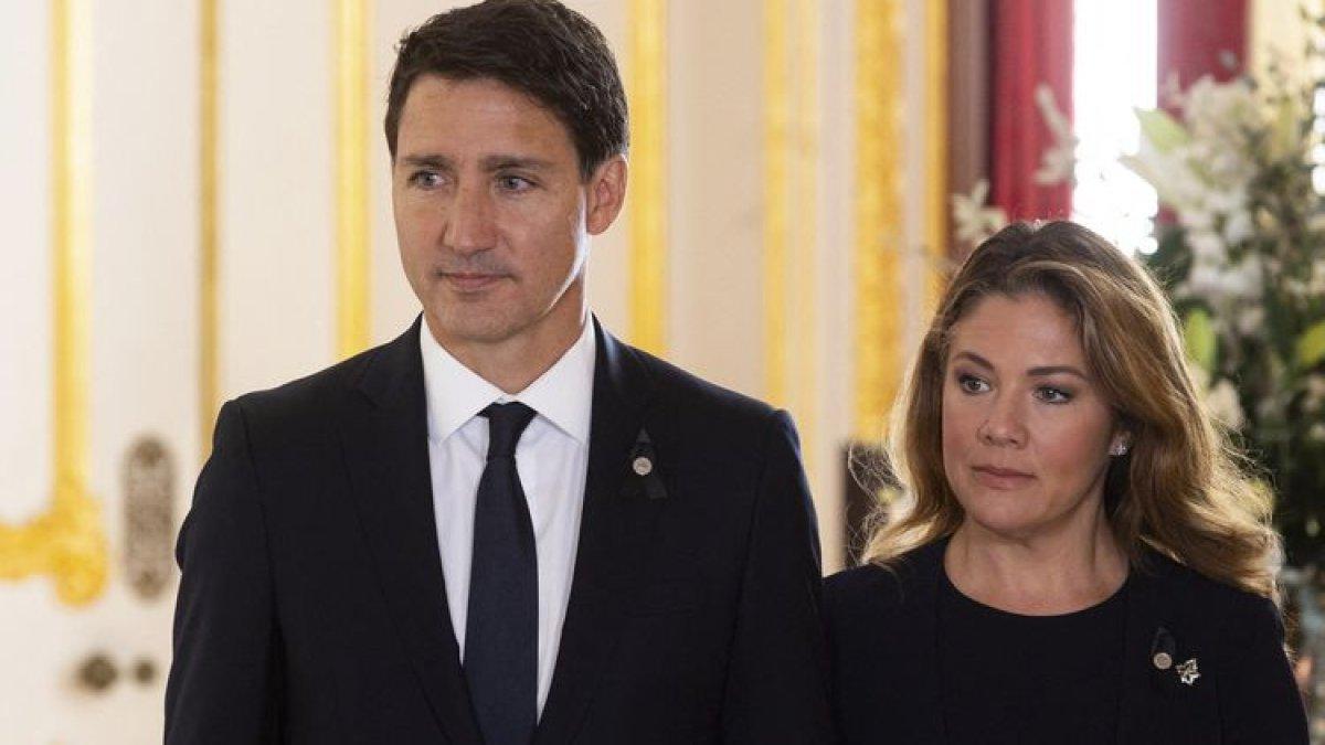 Perdana Menteri Kanada Justin Trudeau (kiri) dan istrinya, Sophie Trudeau (kanan).