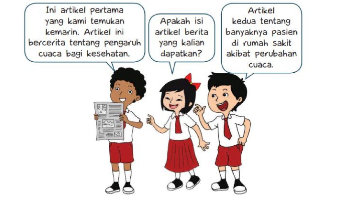 Perhatikan percakapan Edo dan teman-teman.1