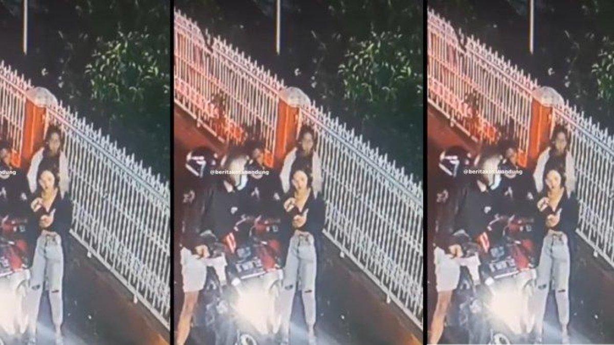 Peristiwa begal bersenjata tajam di Jalan Antapani, Kota Bandung viral di media sosial.